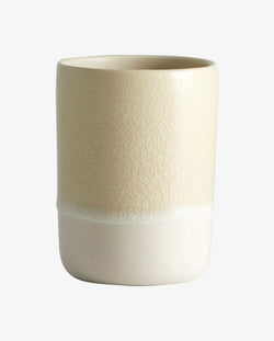 Krus i keramik - Hvid/creme